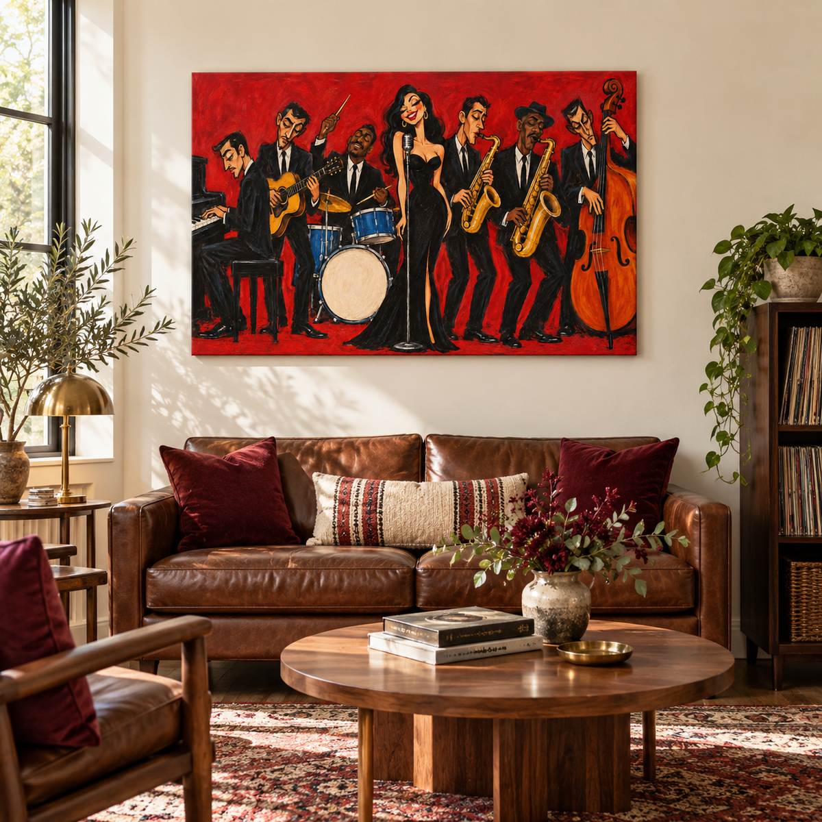Red Jazz Ensemble — Brown Frame room scene | AUSJOJO