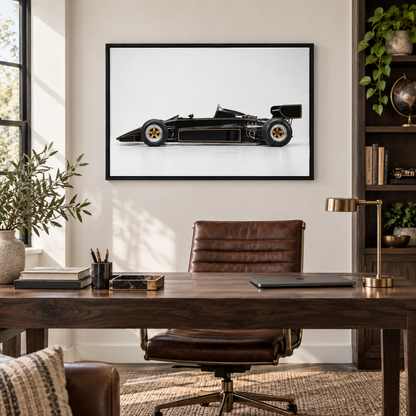 Black Gold Formula Profile Landscape — Black Frame room scene | AUSJOJO
