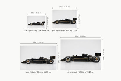 Black Gold Formula Profile Landscape — size comparison guide | AUSJOJO