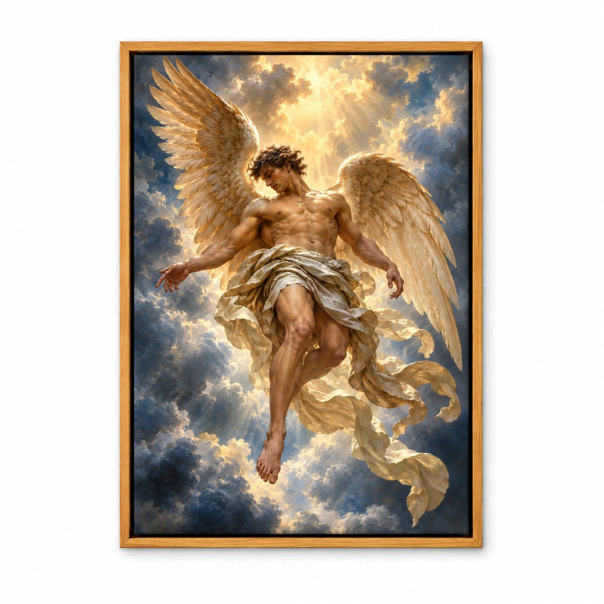 Baroque Celestial Angel — Brown Frame finish product view | AUSJOJO