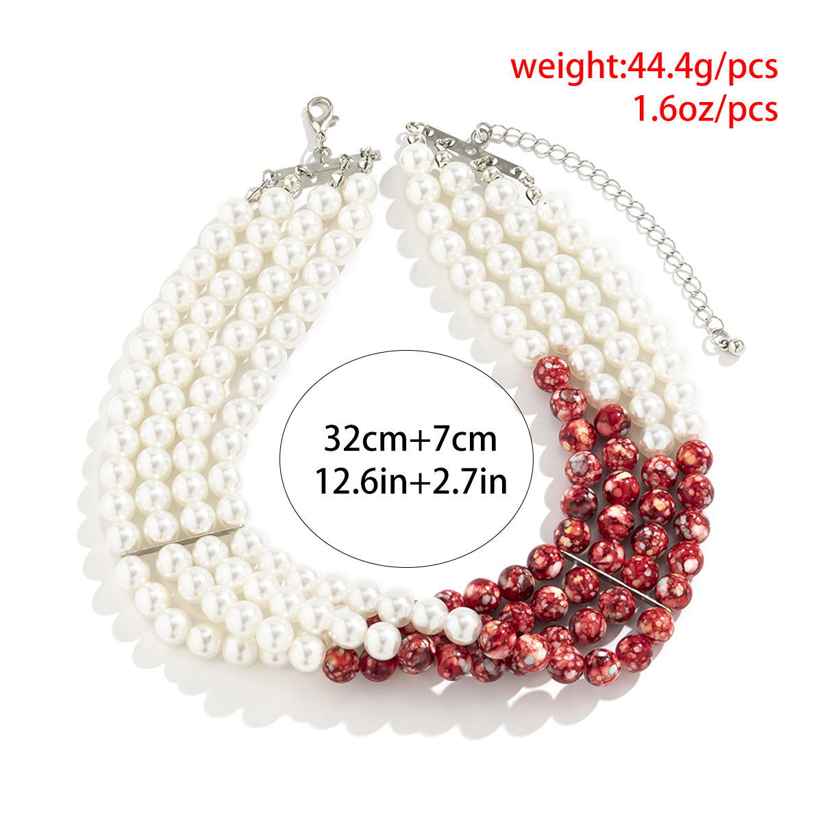Collar con borlas y gotas de sangre góticas geniales, gargantilla de cuentas personalizada para Halloween
