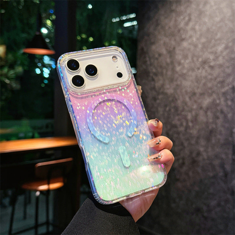 Suitable for iPhone 17 Pro Gradient Color Phone Case 17 Air Magnetic Case