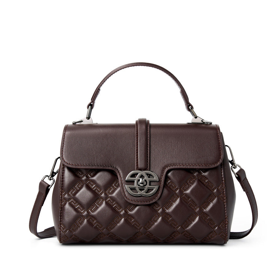 2025 New Genuine Leather Work Bag | Large-Capacity Tote & Crossbody | Elegant Handbag for Women