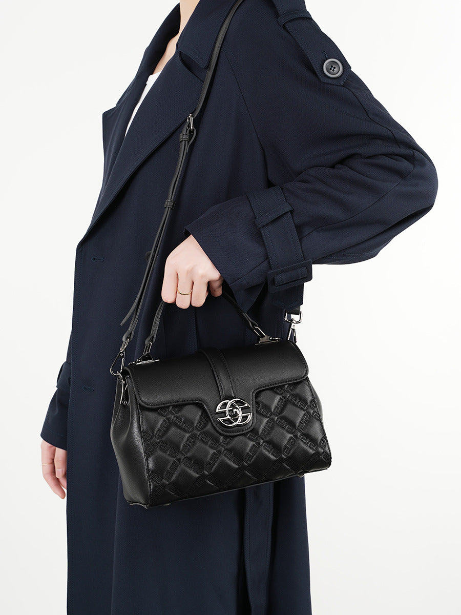 2025 New Genuine Leather Work Bag | Large-Capacity Tote & Crossbody | Elegant Handbag for Women