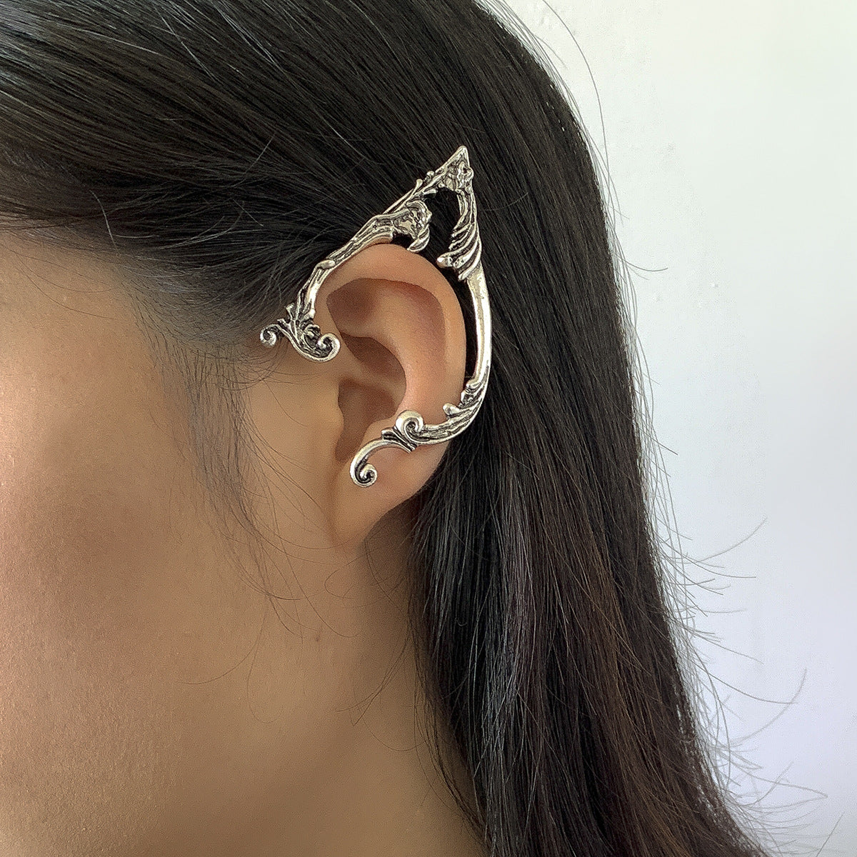 Sentido del diseño, espíritu personalizado, sin agujeros para las orejas, pendientes colgantes