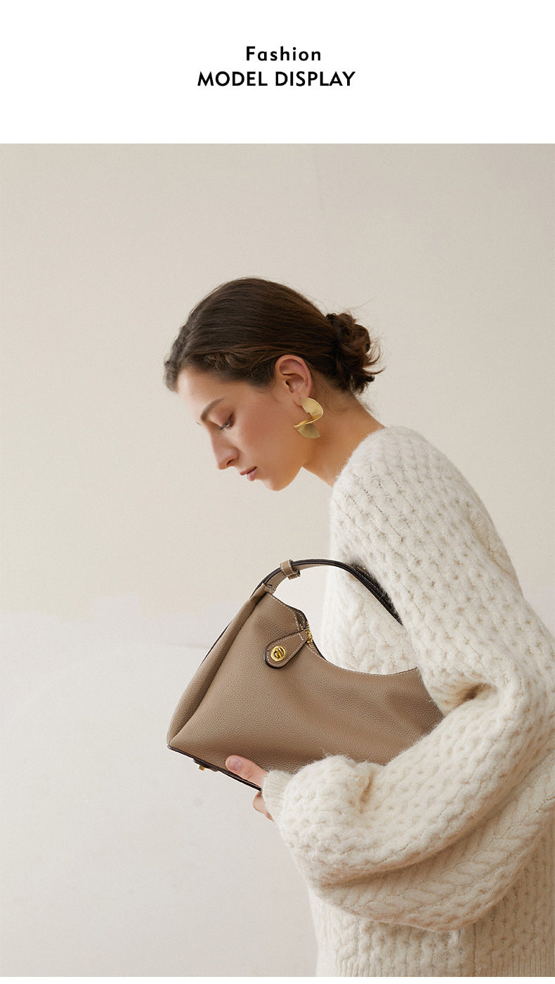 Bolsa feminina de couro genuíno premium 2023 bolsa nova
