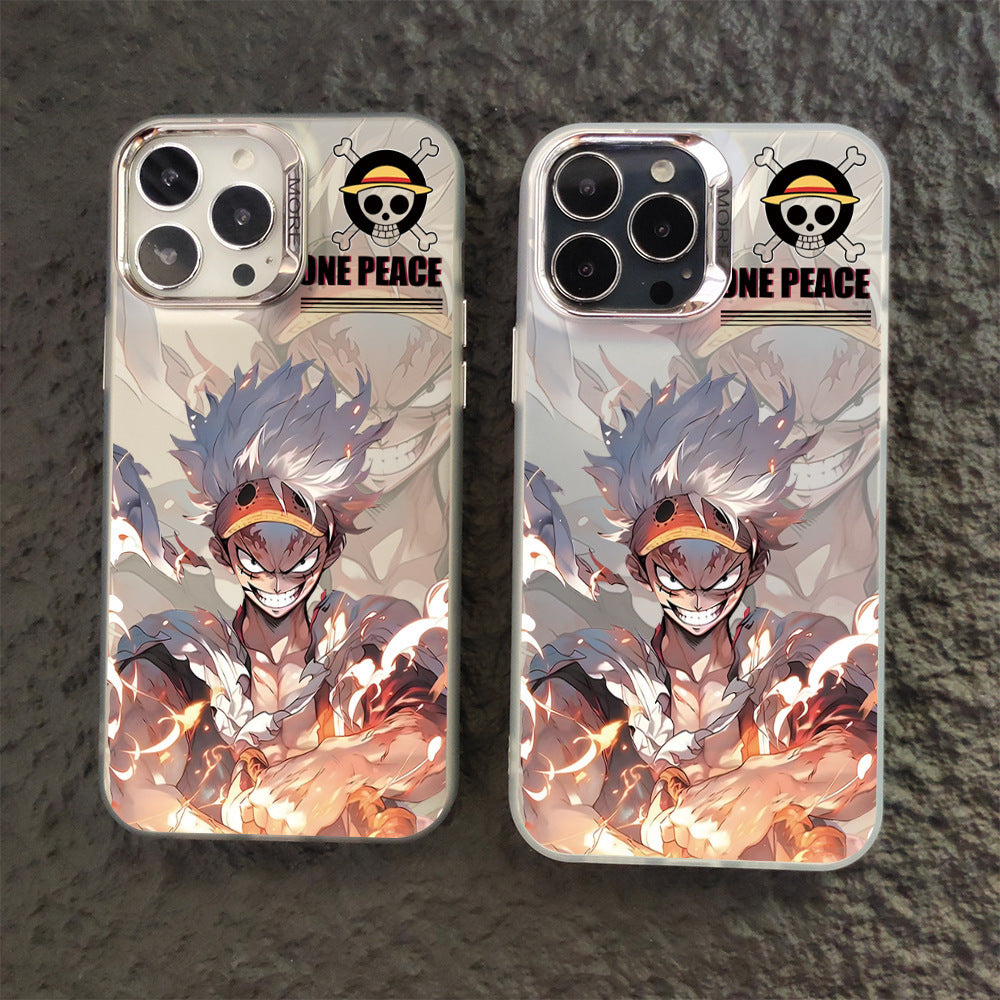Lufy illustration Anime Phone Cases for iPhone 16 Por Max Phone Cases