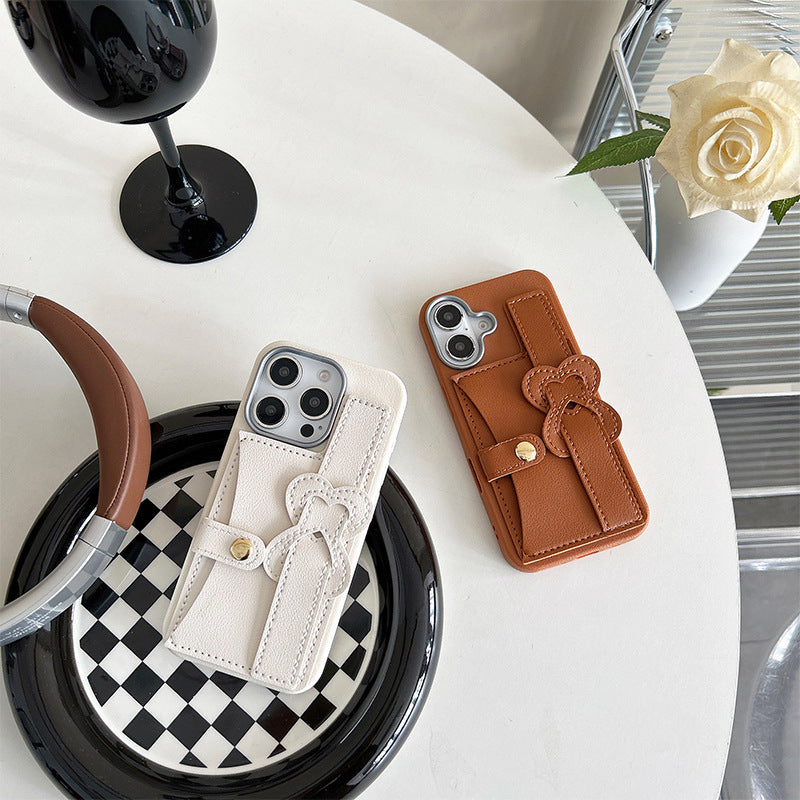 Diseño de funda para teléfono DIY de JOJOShop: funda de cuero TPU estilo billetera a prueba de golpes para iPhone