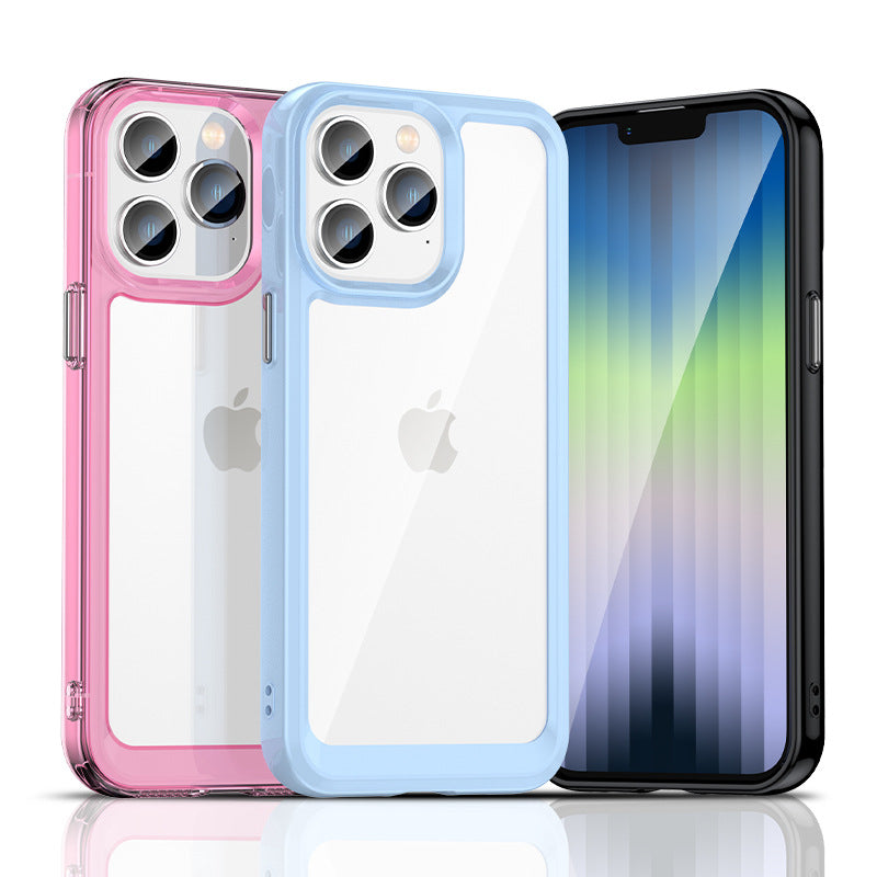 Samsung Galaxy S24 FE Phone Cases - Colorful Acrylic Shockproof Soft Case | MIL-STD Drop Protection & Glossy Finish
