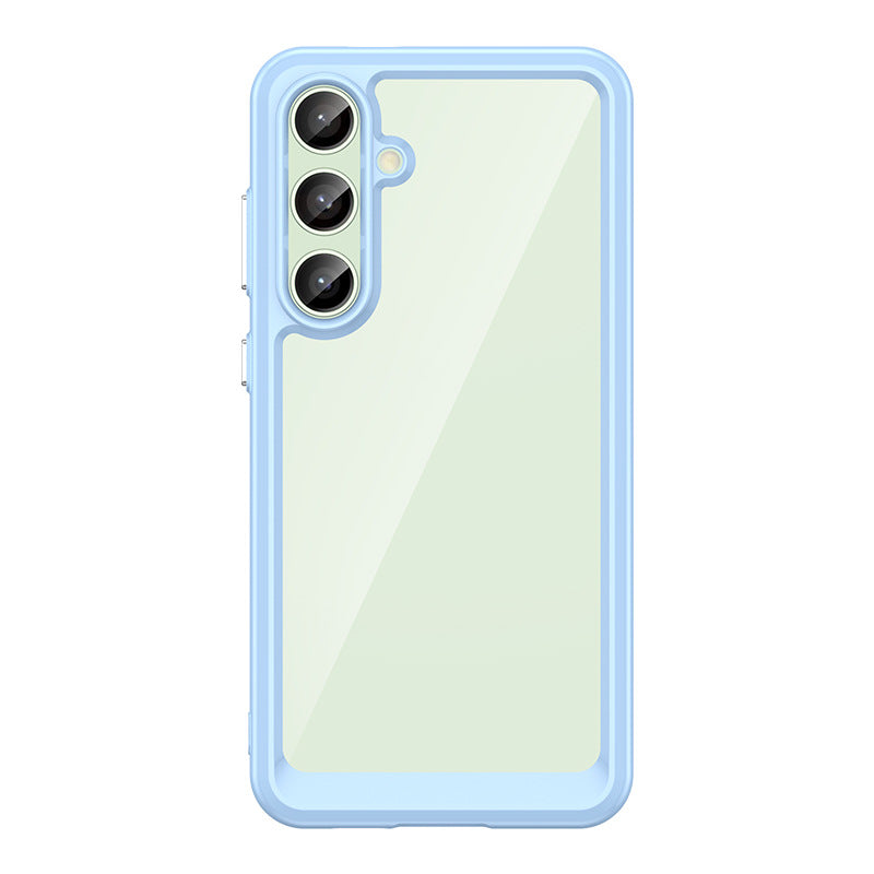 Samsung Galaxy S24 FE Phone Cases - Colorful Acrylic Shockproof Soft Case | MIL-STD Drop Protection & Glossy Finish