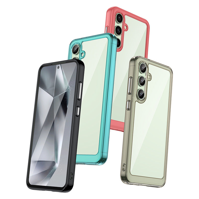 Samsung Galaxy S24 FE Phone Cases - Colorful Acrylic Shockproof Soft Case | MIL-STD Drop Protection & Glossy Finish
