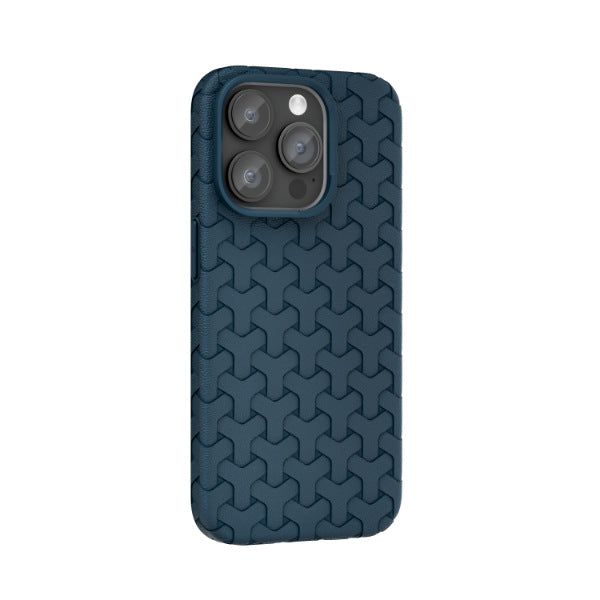 JOJOShop Croc-Embossed Leather iPhone 16 Pro Max Phone Case