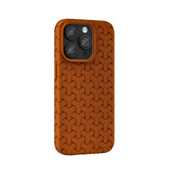 JOJOShop Croc-Embossed Leather iPhone 16 Pro Max Phone Case