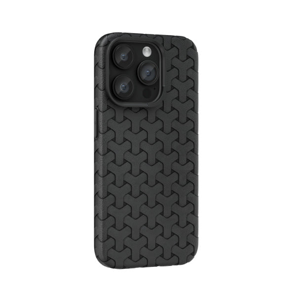 JOJOShop Croc-Embossed Leather iPhone 16 Pro Max Phone Case