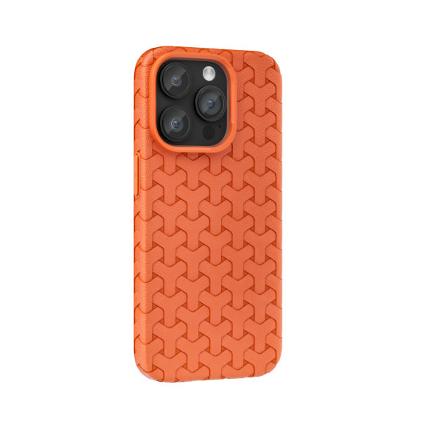 JOJOShop Croc-Embossed Leather iPhone 16 Pro Max Phone Case