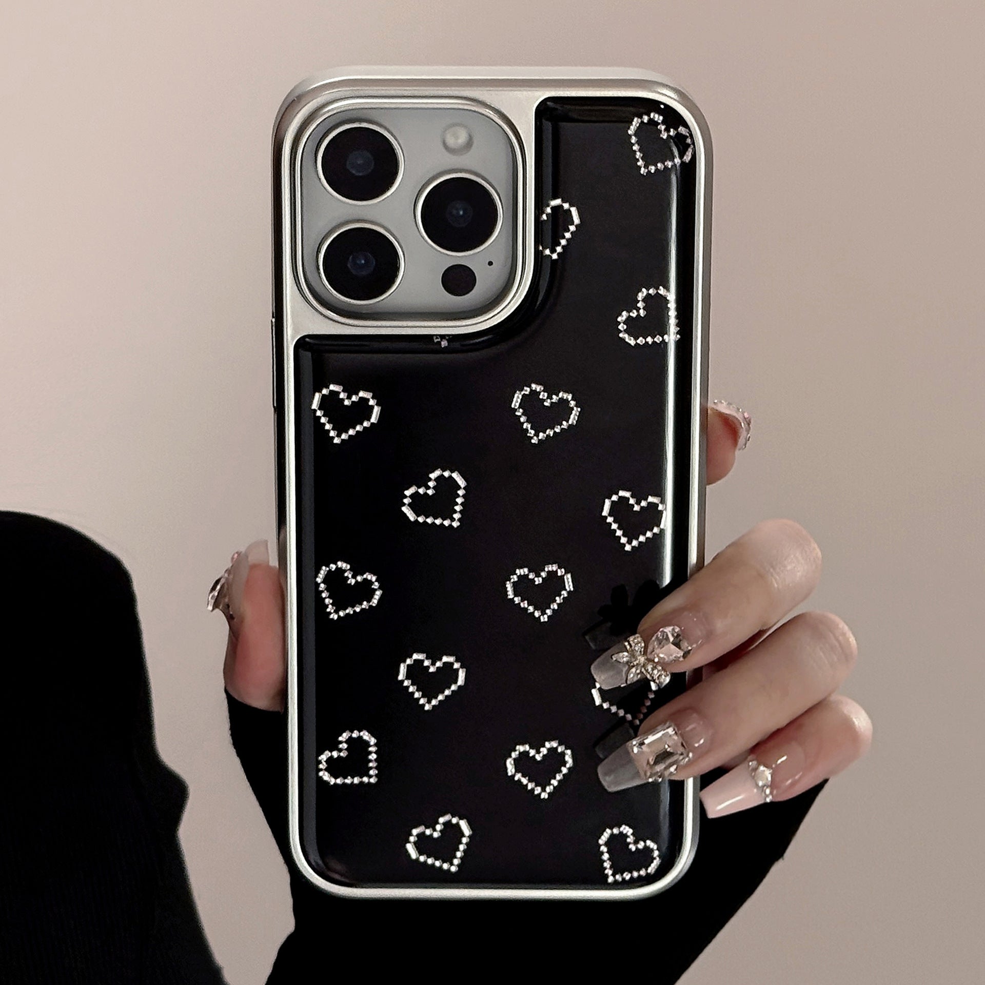 Minimalist Small Heart iPhone 15 Pro Max Case