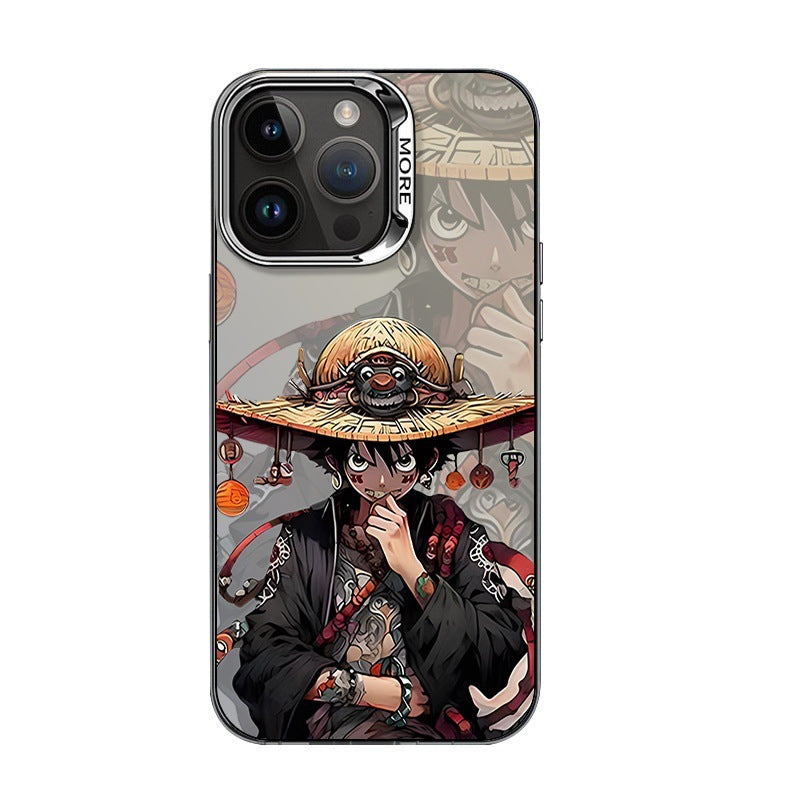 Original Illustration Luffy Phone Case for iPhone 15 Pro Max