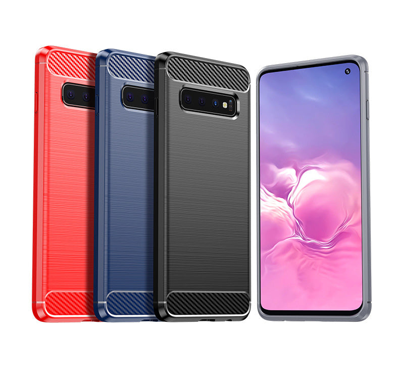 Phone Cases for Samsung Galaxy S10E - Brushed Soft Slim TPU Cover with Anti-Slip Texture | Durable Flexible Design