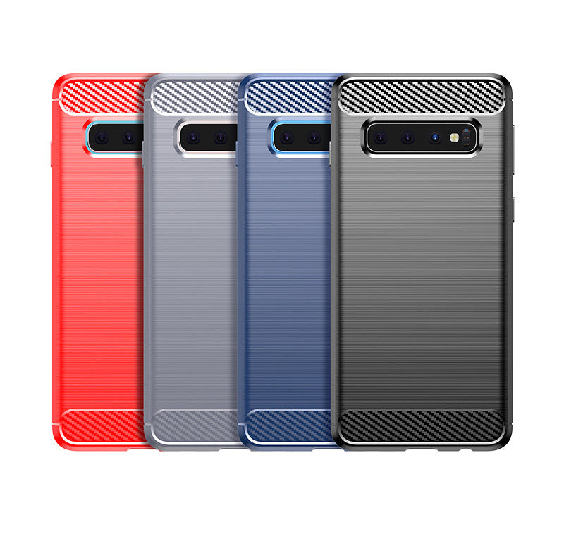 Phone Cases for Samsung Galaxy S10E - Brushed Soft Slim TPU Cover with Anti-Slip Texture | Durable Flexible Design