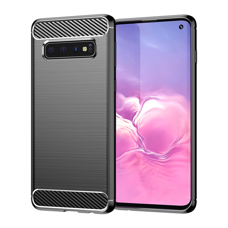 Phone Cases for Samsung Galaxy S10E - Brushed Soft Slim TPU Cover with Anti-Slip Texture | Durable Flexible Design