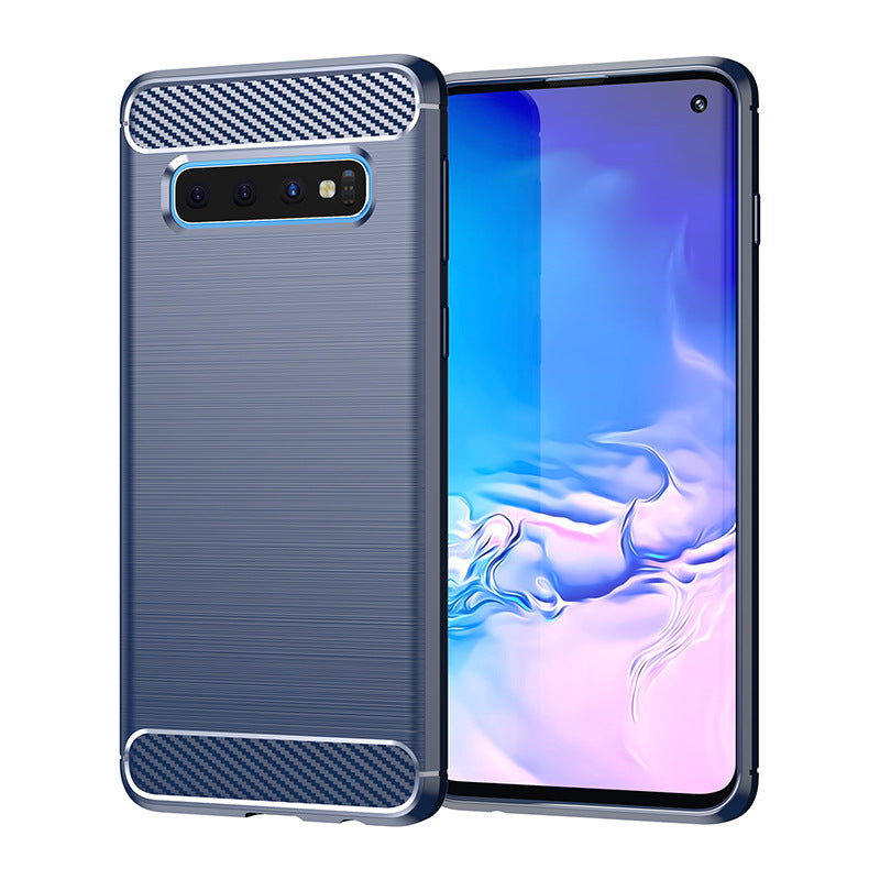 Phone Cases for Samsung Galaxy S10E - Brushed Soft Slim TPU Cover with Anti-Slip Texture | Durable Flexible Design