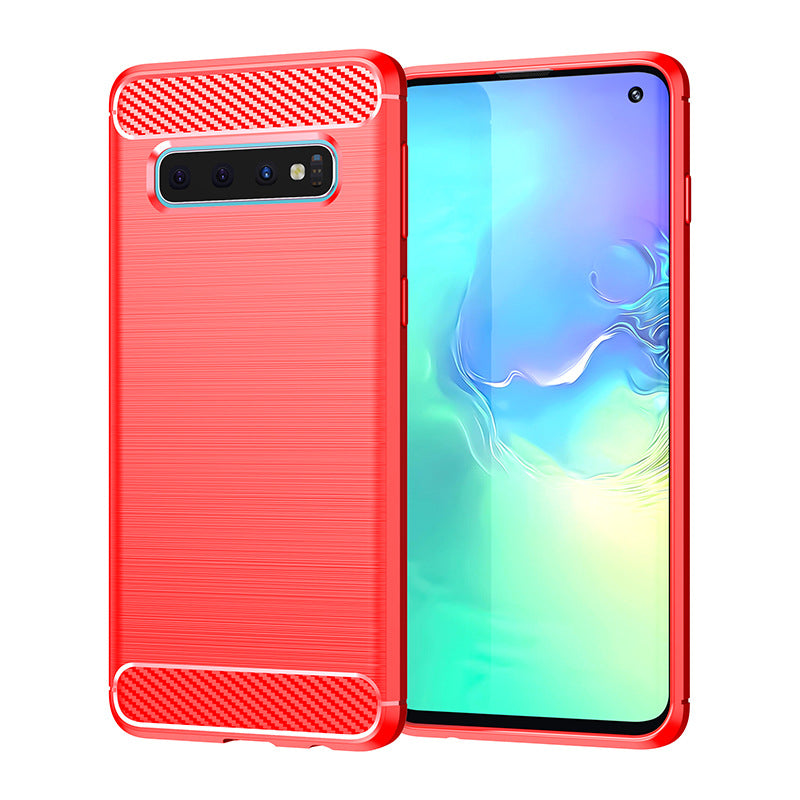 Phone Cases for Samsung Galaxy S10E - Brushed Soft Slim TPU Cover with Anti-Slip Texture | Durable Flexible Design