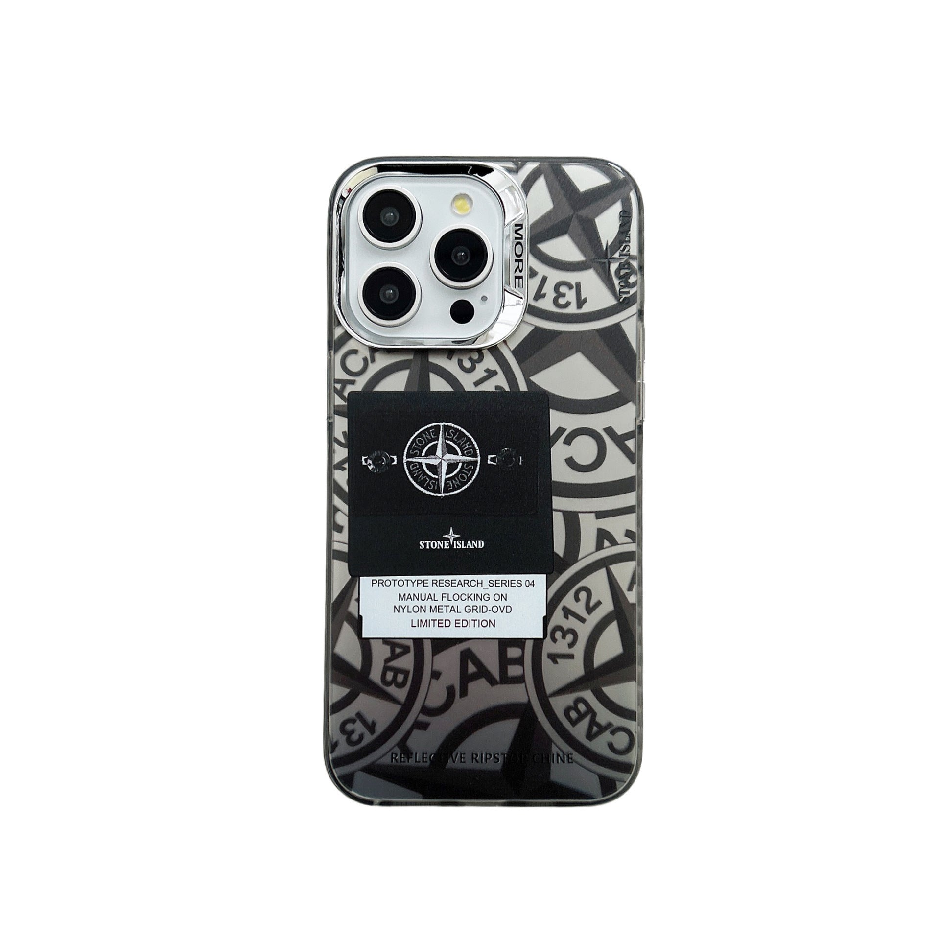 Trendy Stone Lsland Capa de celular galvanizada prateada adequada para Apple iPhone12 13 14 15 16 Pro Max 