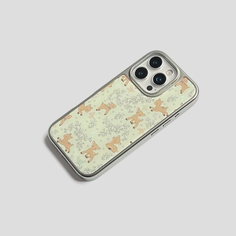 Funda de piel de cocodrilo para iPhone 16 Pro Max