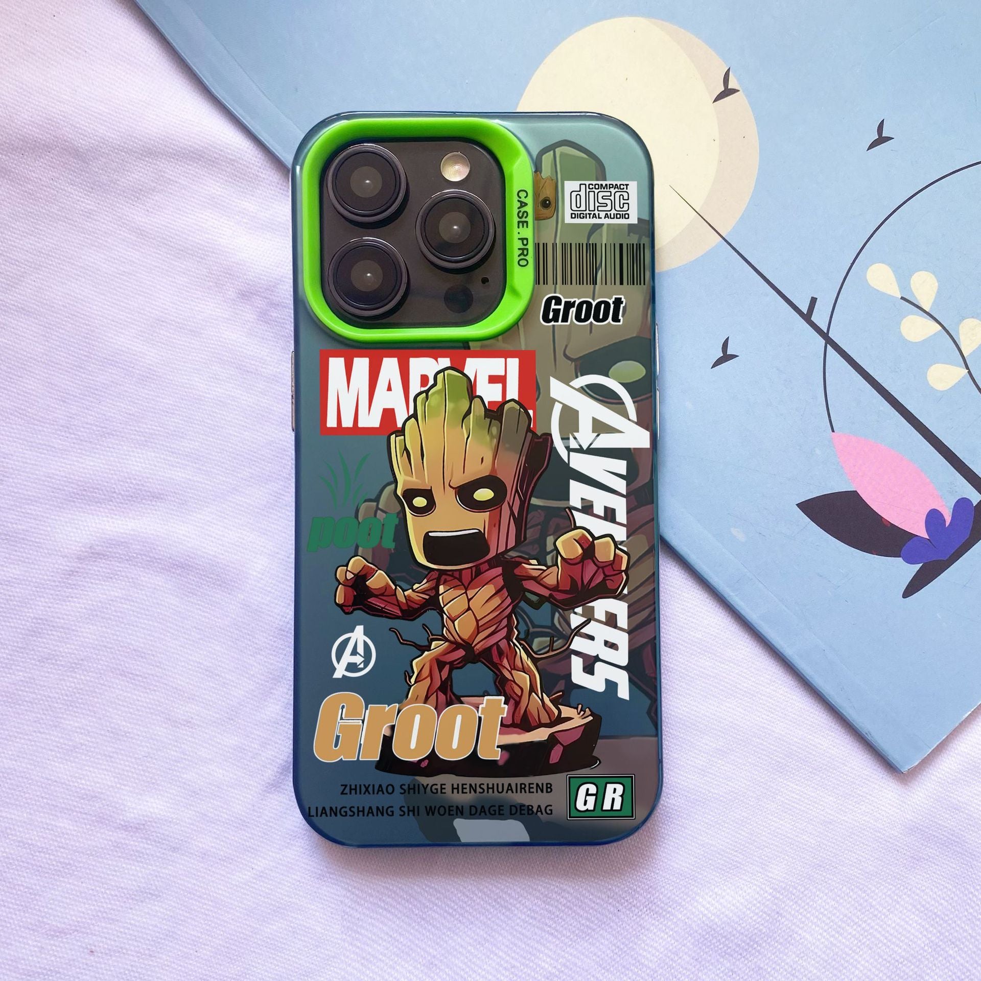 Silver IMD Original Illustration Spider-Man Phone Case for iPhone 16 Pro Max | Buy Phone Cases Online