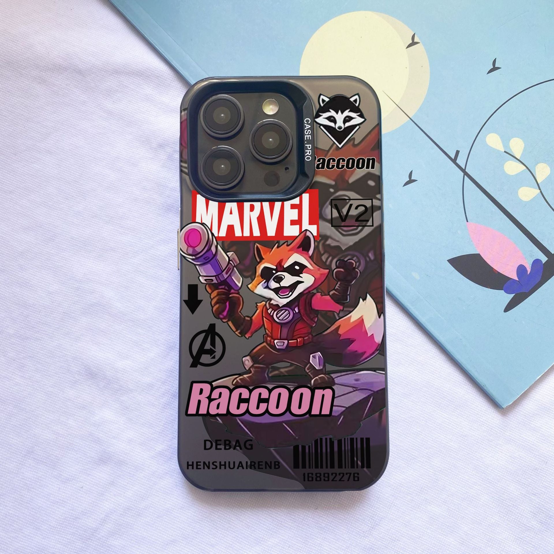 Silver IMD Original Illustration Spider-Man Phone Case for iPhone 16 Pro Max | Buy Phone Cases Online