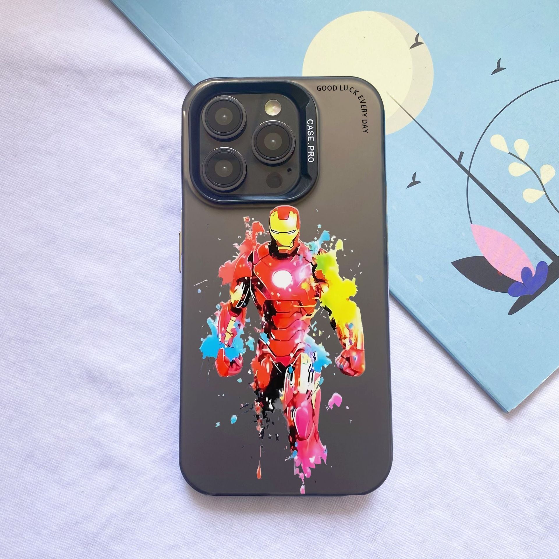 Silver IMD Original Illustration Spider-Man Phone Case for iPhone 16 Pro Max | Buy Phone Cases Online