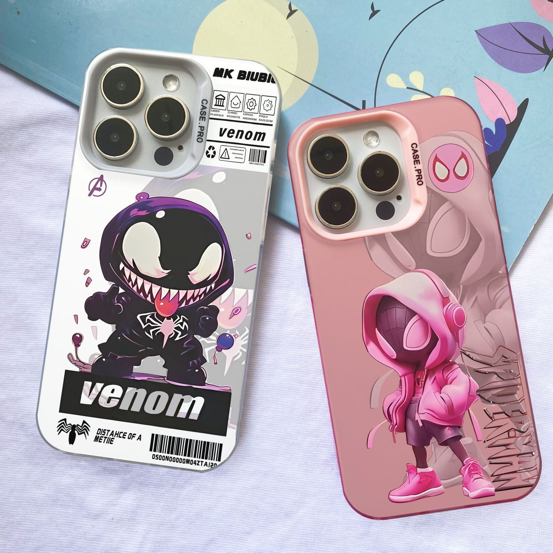 Silver IMD Original Illustration Spider-Man Phone Case for iPhone 16 Pro Max | Buy Phone Cases Online
