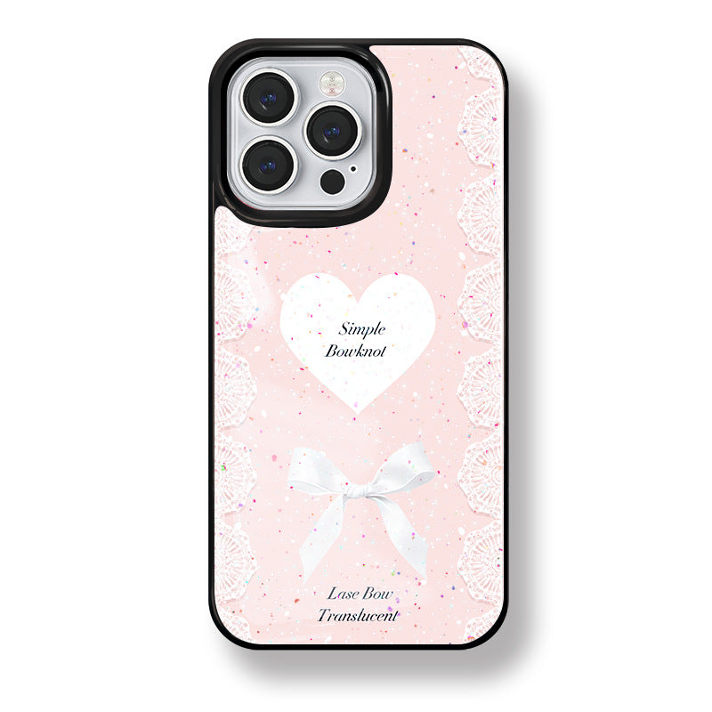 Sparkling Pink Epoxy iPhone 12-16 Pro Max Case - Crystal Resin Glitter Cover