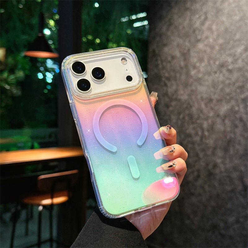 Suitable for iPhone 17 Pro Gradient Color Phone Case 17 Air Magnetic Case