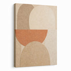 Creamy Japandi Terracotta Arches Canvas Wall Art room wall decor mockup