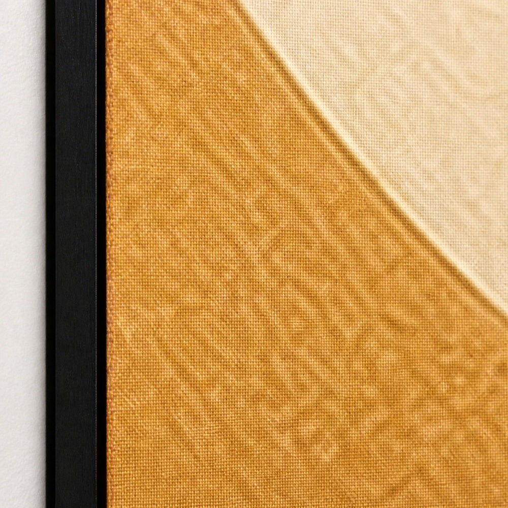 earthtone-flowing-organic-curves-floating-frame-wall-art | material-detail-closeup