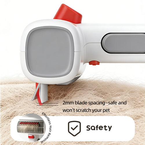 2-in-1 Pet Dematting and Deshedding Comb