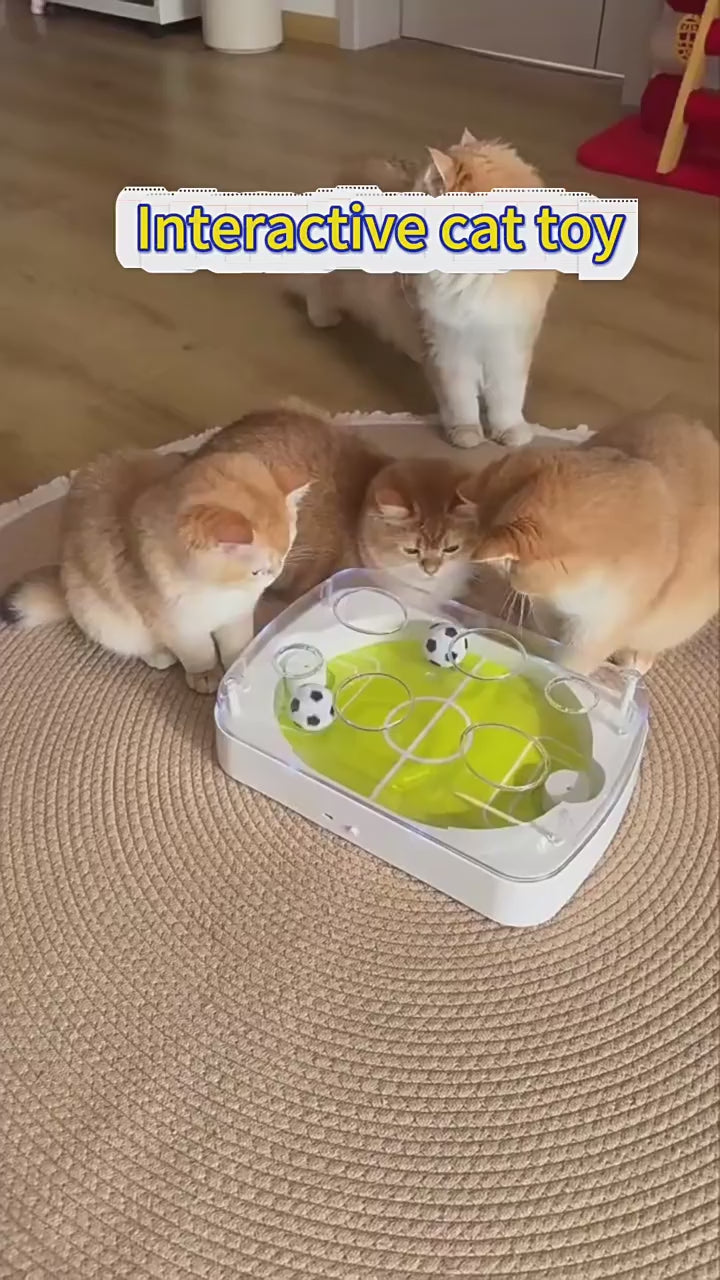 跨境新品afp猫咪足球场智能感应踢球玩具互动益智逗猫玩具世界杯